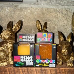 🍊☀️🐰SET OF TWO: NEEDOH Mello Mallo & Gumdrop Squish